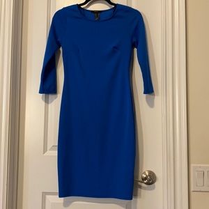 Forever 21 royal blue sleeve dress